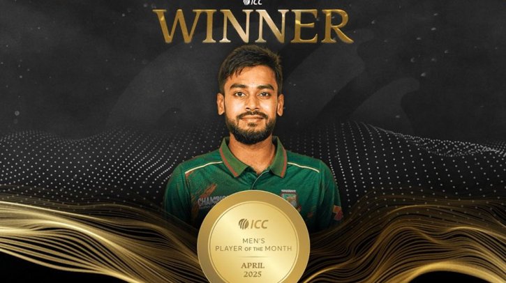 আইসিসির মাসসেরা বনে গেলেন মিরাজ